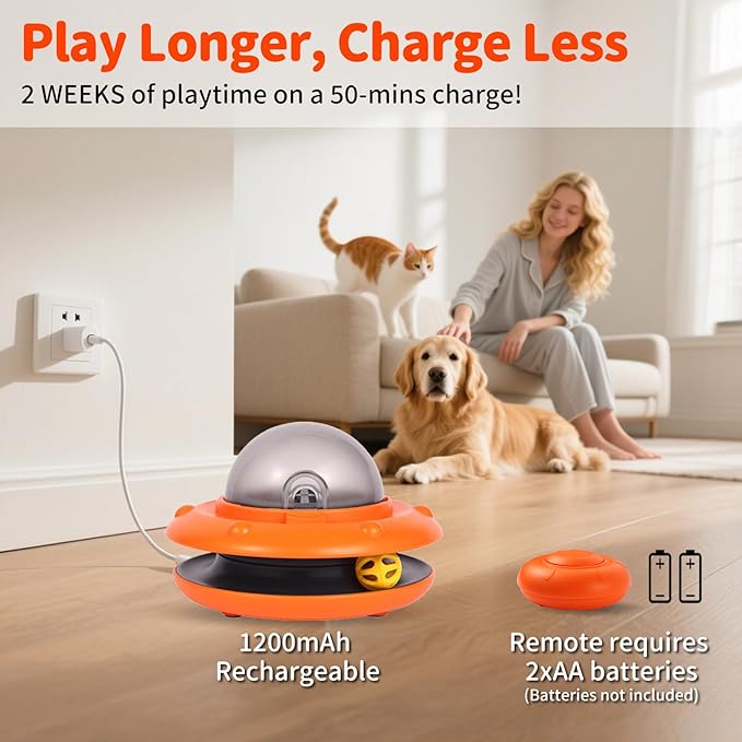 Petglidee Interactive Cat Treat Puzzle Feeder | Slow Feeder Toy for Indoor Cats