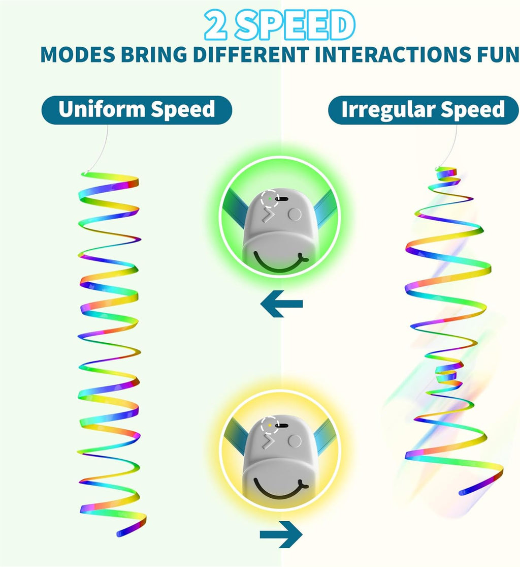 bored kitten enjoying smart interactive feather toy indoors