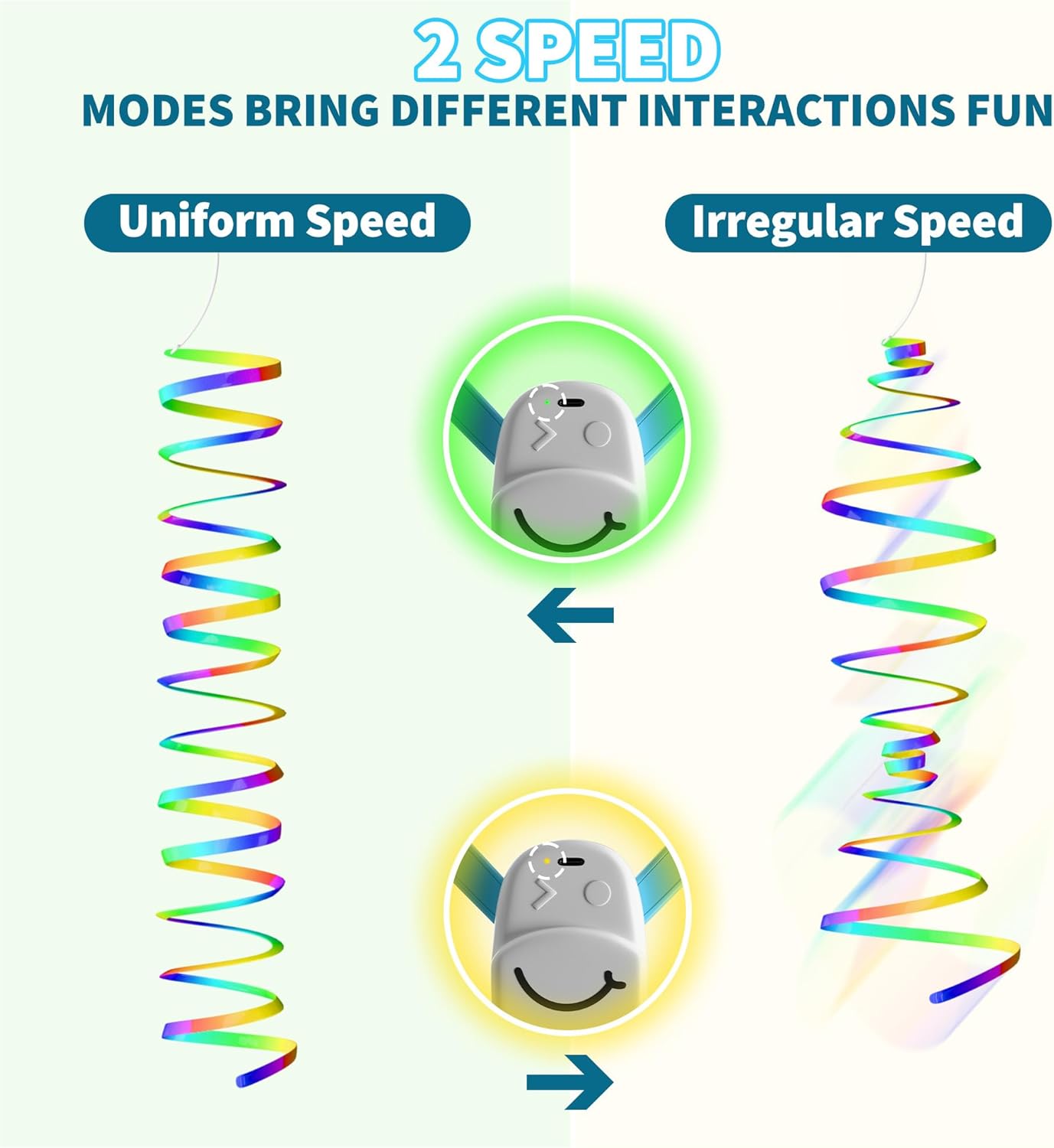 bored kitten enjoying smart interactive feather toy indoors