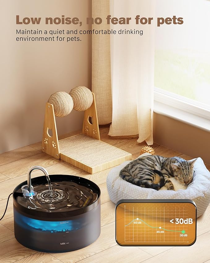BPA-free and pet-safe Petglidee drinking fountain for cats