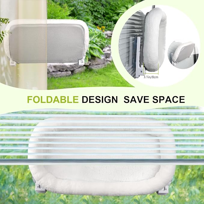 Easy installation of Petglidee cat window perch