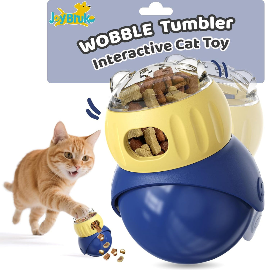Petglidee Interactive Cat Treat Puzzle Feeder | Slow Feeder Toy for Indoor Cats