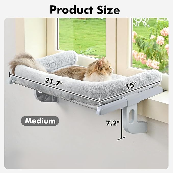 Durable metal frame cat hammock for large cats