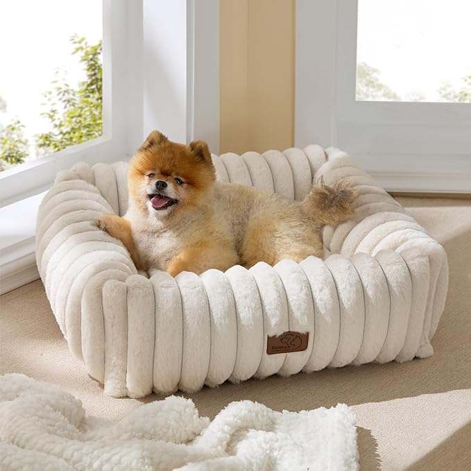 Orthopedic washable dog bed for small and medium dogs